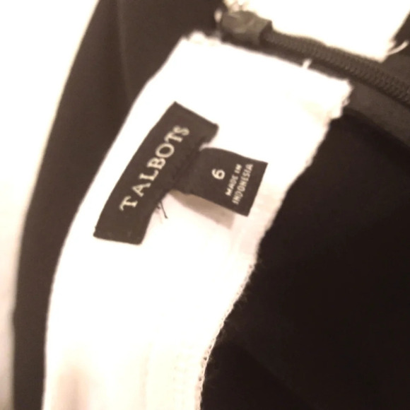 Talbot's Black and White Dress EUC ❤️ - Picture 8 of 10